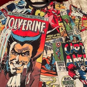 Vintage marvel comics shirt